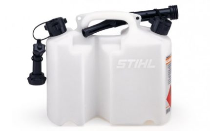 Kombikanister priehľadný štandart  5l / 3l