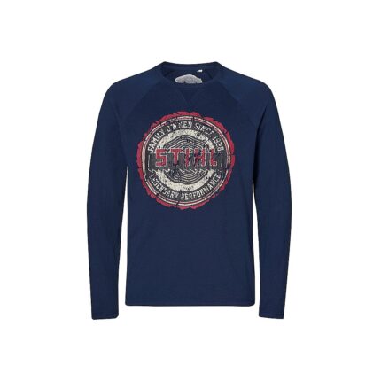 Tričko STIHL  modré dlhý rukáv